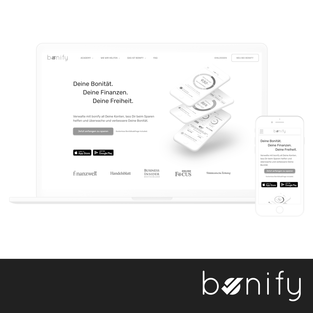 Redesign for bonify: basics & CMS